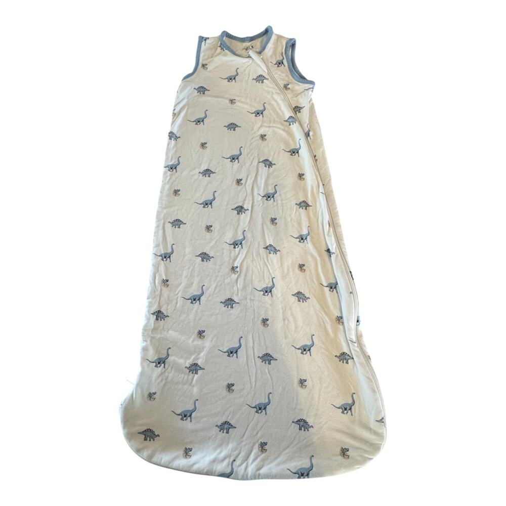 Kyte Baby Bamboo Sleep Sack Dinosaurs Blue 0.5 TOG M Zipper Wearable Blanket
